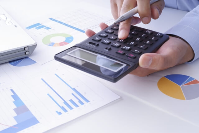 電卓とグラフで計算する手